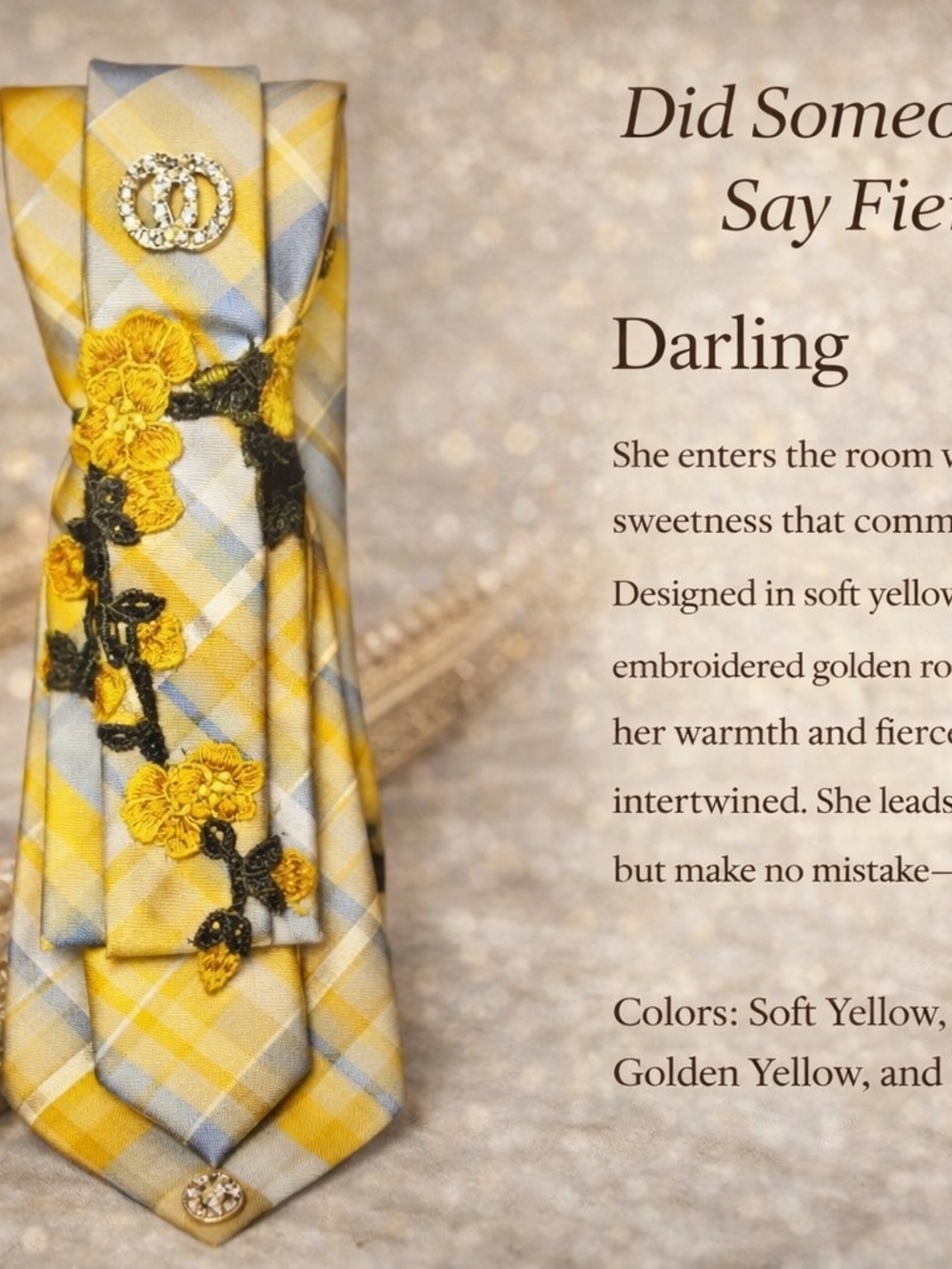 Women's Fashion Tie- DARLING